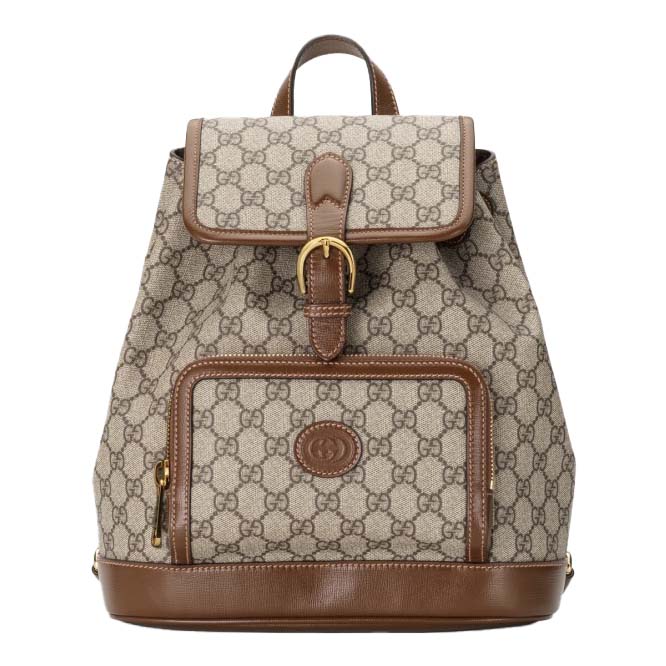 GUCCI BACKPACK WITH INTERLOCKING&G ‎674147 (30*26.5*13cm)